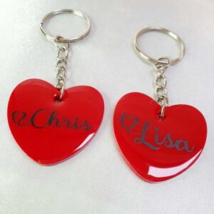 Herzschlüsselanhänger nach deinen Wünschen