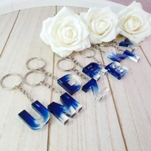 Buchstaben Klein Blau/Transparent