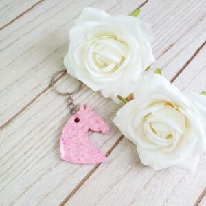 Pferd in Rosa/Glitzer