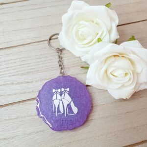 Schlüsselanhänger "Highheels" in Lavendel