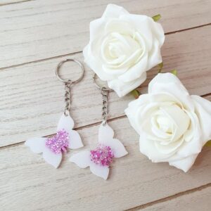 Schmetterling Weiß/Glitzer