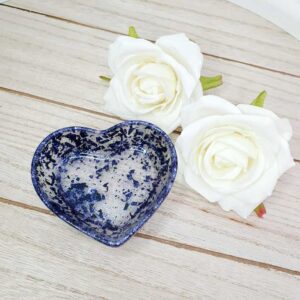 Herzschale in Schwarz Glitzer