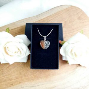 Herzkette mit Haare/Asche nach deinen Wünschen