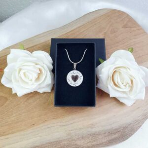 Halskette mit Haare/Asche nach deinen Wünschen (aus Edelstahl)