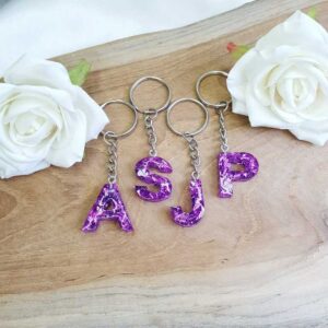 Buchstaben klein Blattlila