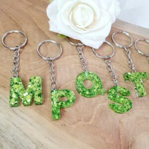 Buchstaben klein Grünglitzer