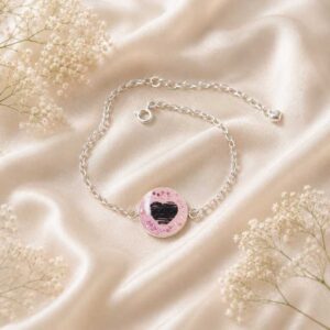 Armband mit Haaren oder Asche aus 925 Sterling Silber - handgefertigter Erinnerungsschmuck von Jessis Deko Design