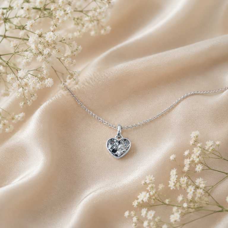 Herzkette aus 925 Sterling Silber Haare/Asche – Bild 7