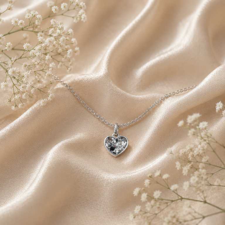Herzkette aus 925 Sterling Silber Haare/Asche – Bild 3